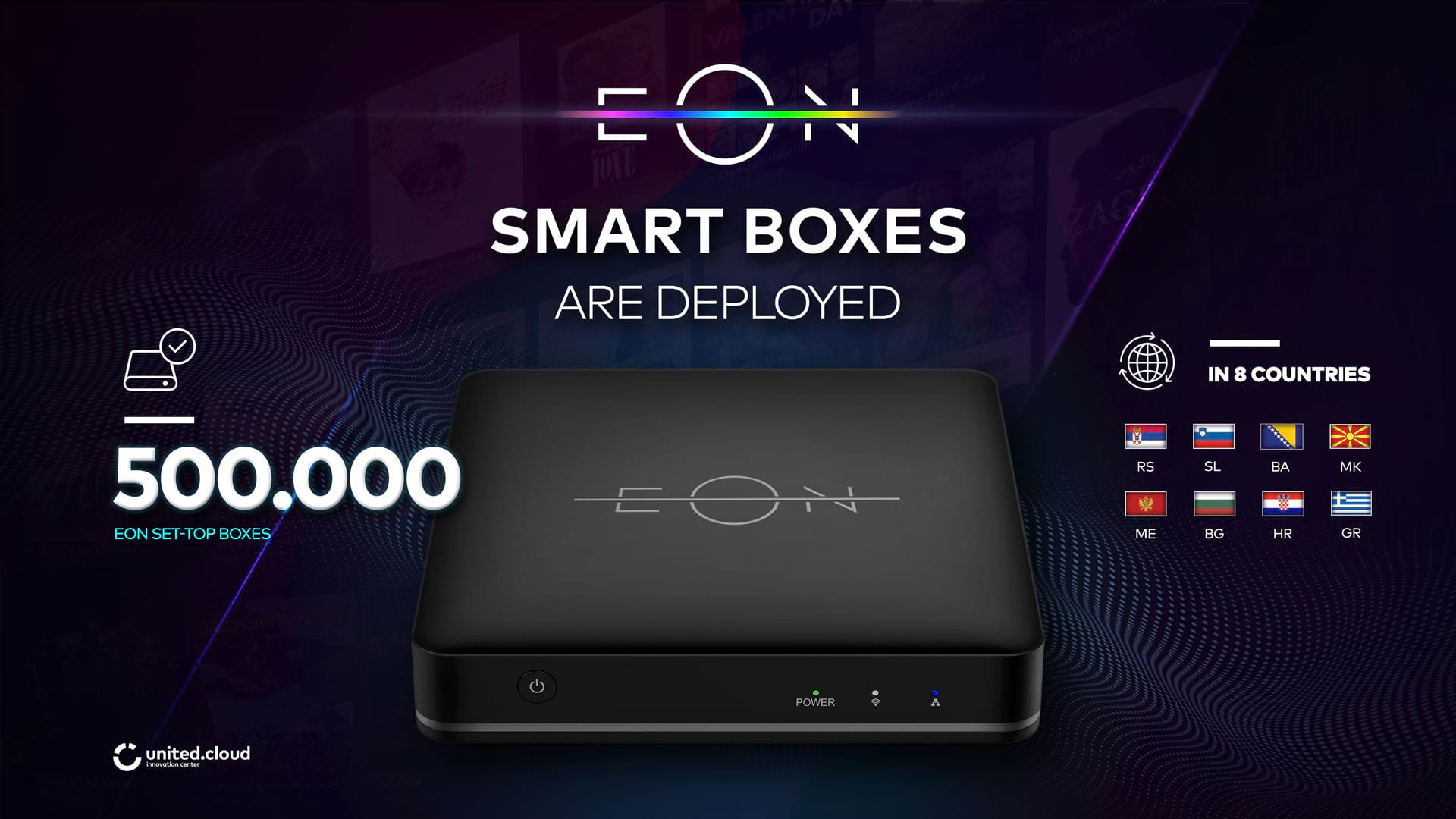 HALF A MILLION EON TV SMART BOXES DEPLOYED
